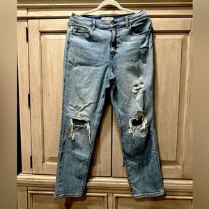 High Rise Boyfriend Jeans